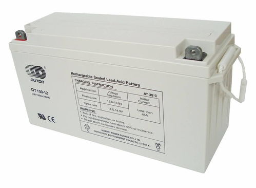 奧特多outdo鉛酸蓄電池ot50 12 12v50ah規(guī)格參數(shù)性能尺寸